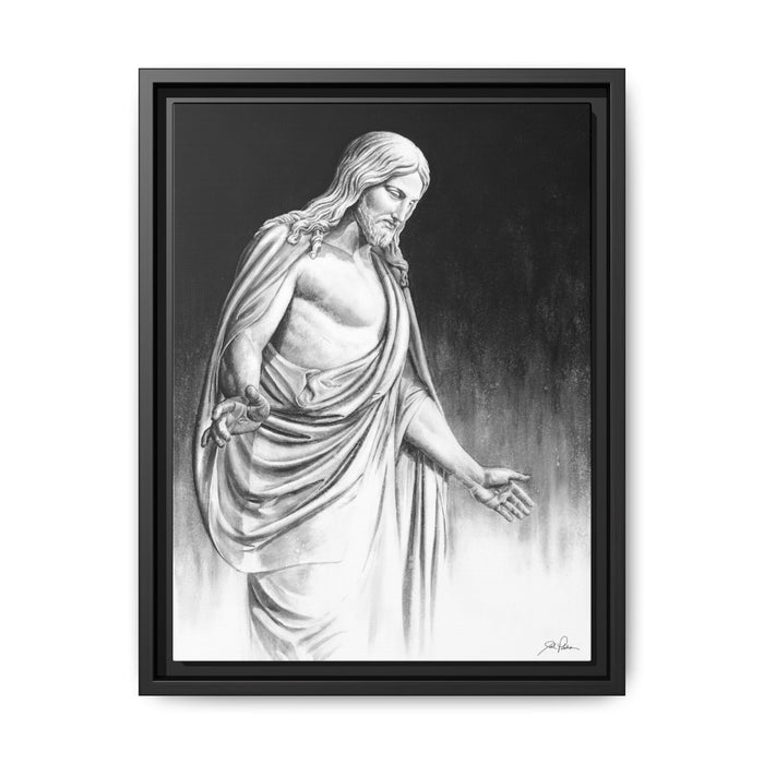 "Come Unto Me" Framed Canvas