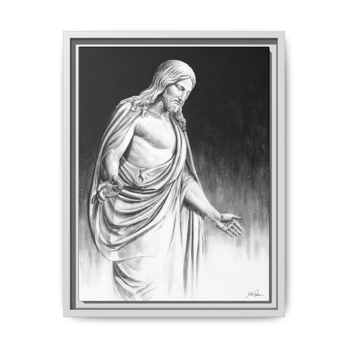 "Come Unto Me" Framed Canvas
