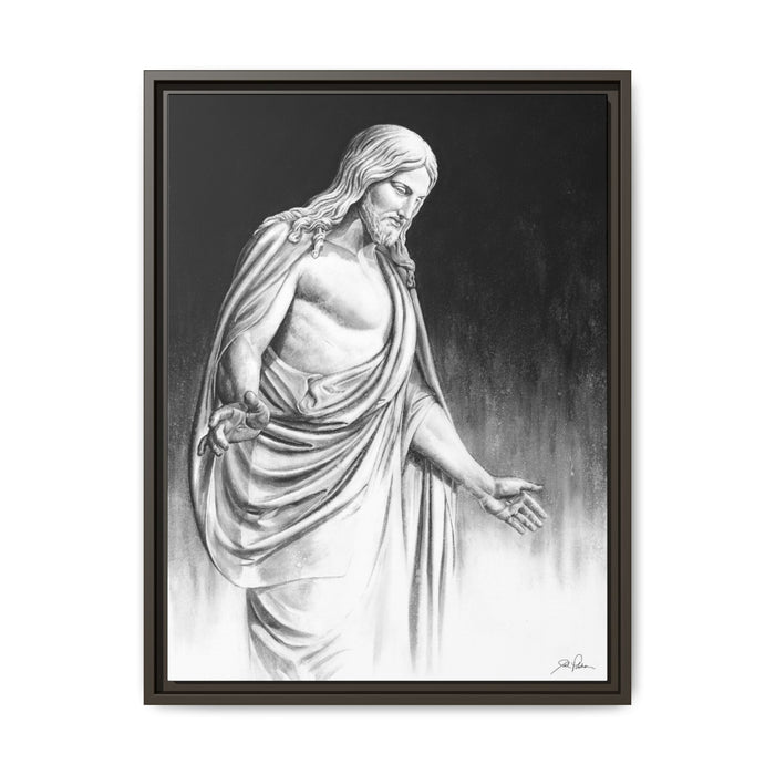 "Come Unto Me" Framed Canvas