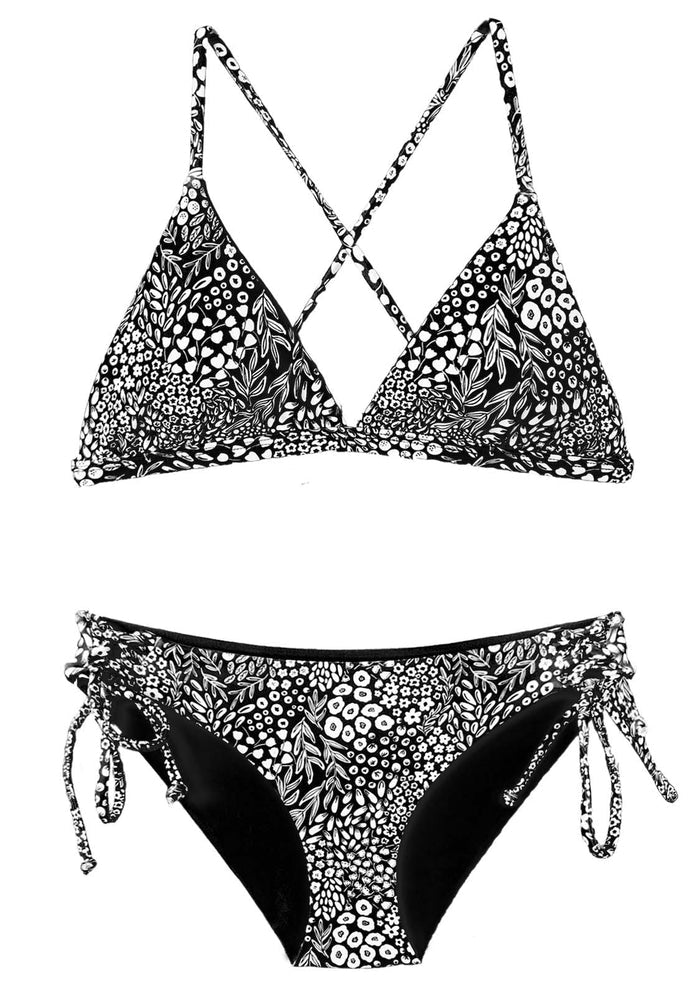 CORAL | 2-Piece | Triangle Style | Black