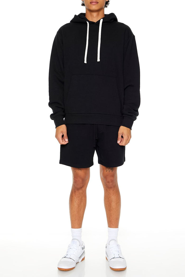 Cotton-Blend Drop-Sleeve Hoodie