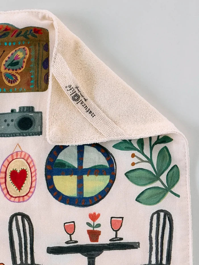 Cotton Dish Towel - Enjoy The Little Things-view 2