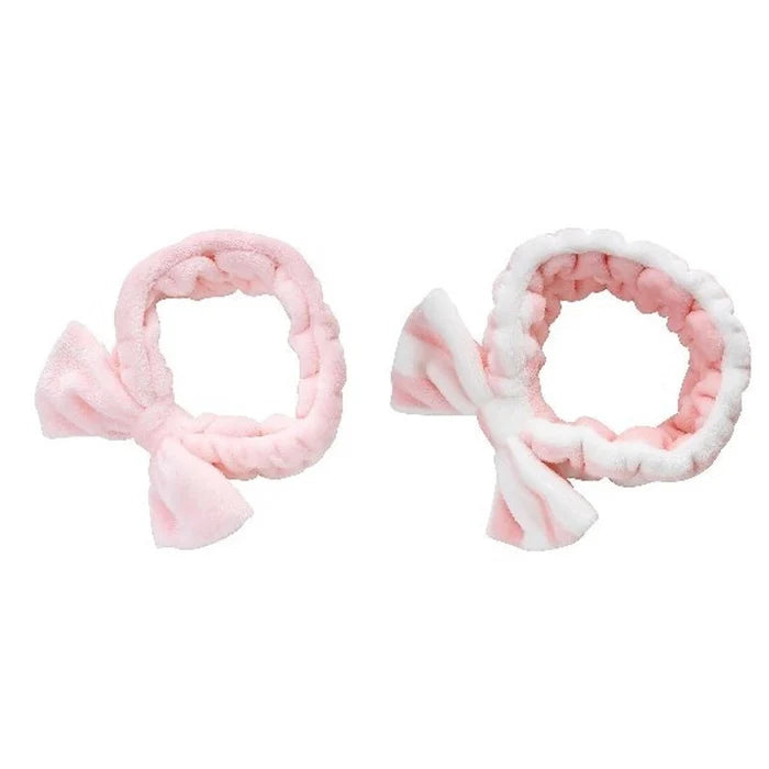 Cotton Spa Headbands for Skincare & Makeup - 2pcs