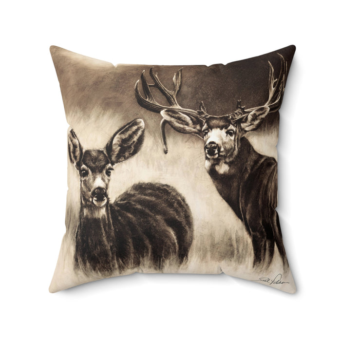 "Couples Retreat" Square Pillow