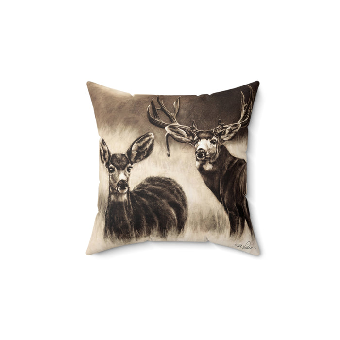 "Couples Retreat" Square Pillow