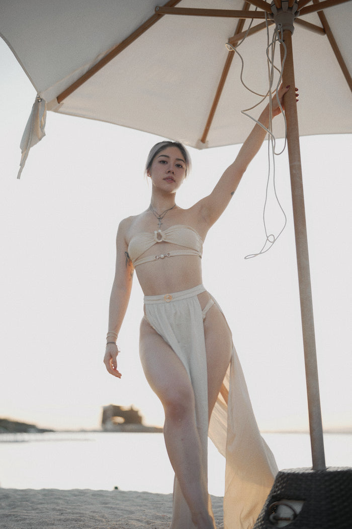 Cream Cheese Beach Skirt