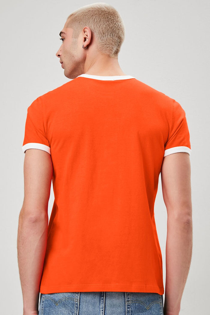 Crew Neck Ringer Tee