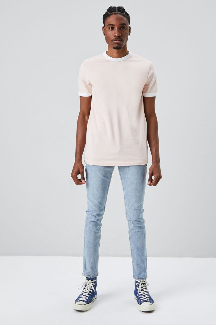 Crew Neck Ringer Tee