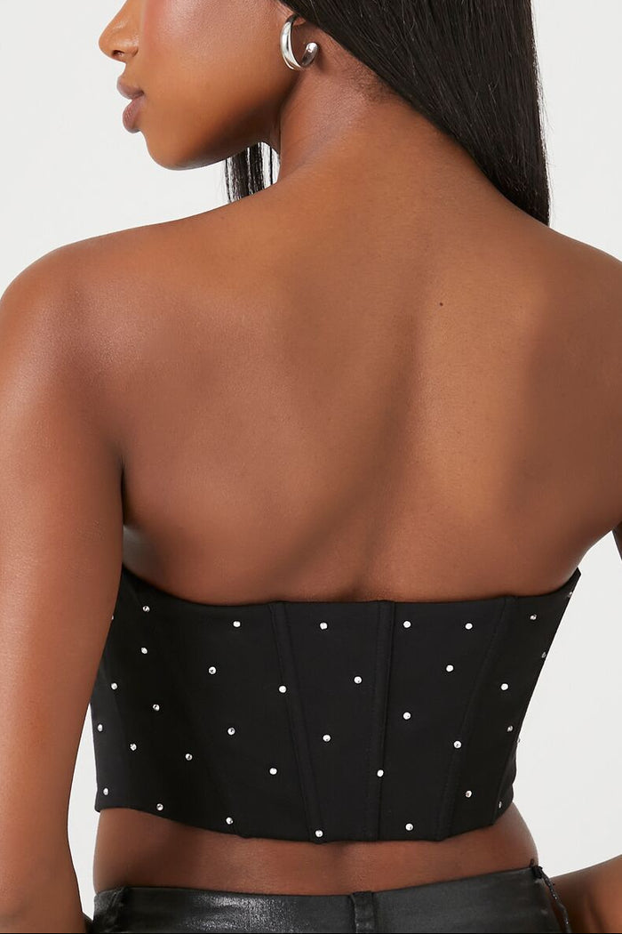 Cropped Corset Tube Top