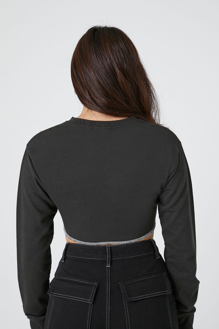 Cropped Los Angeles College Pullover