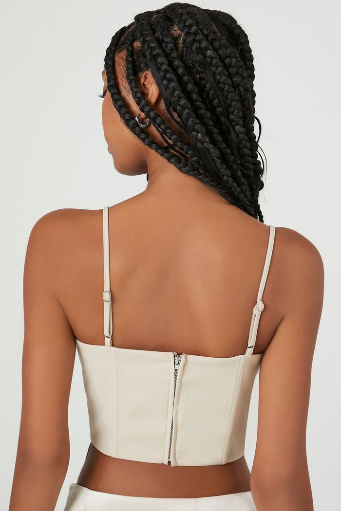 Cropped Sweetheart Bustier Cami