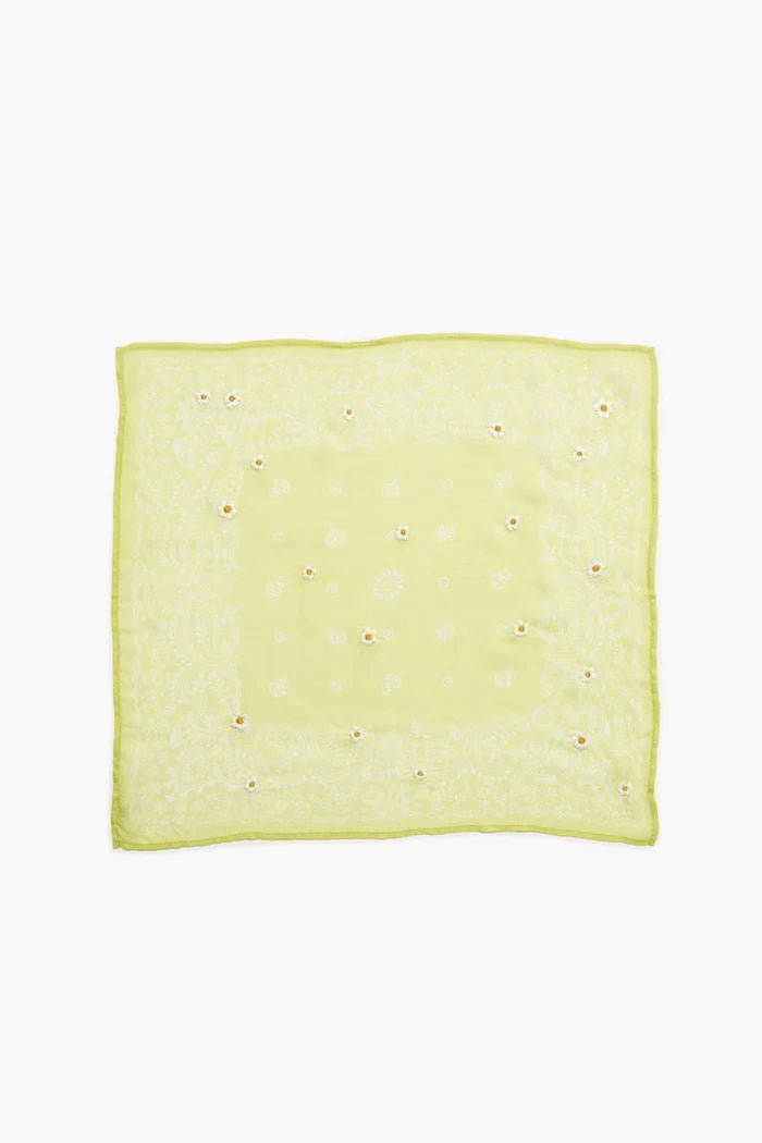 Daisy Embroidered Bandana Accessories Chan Luu