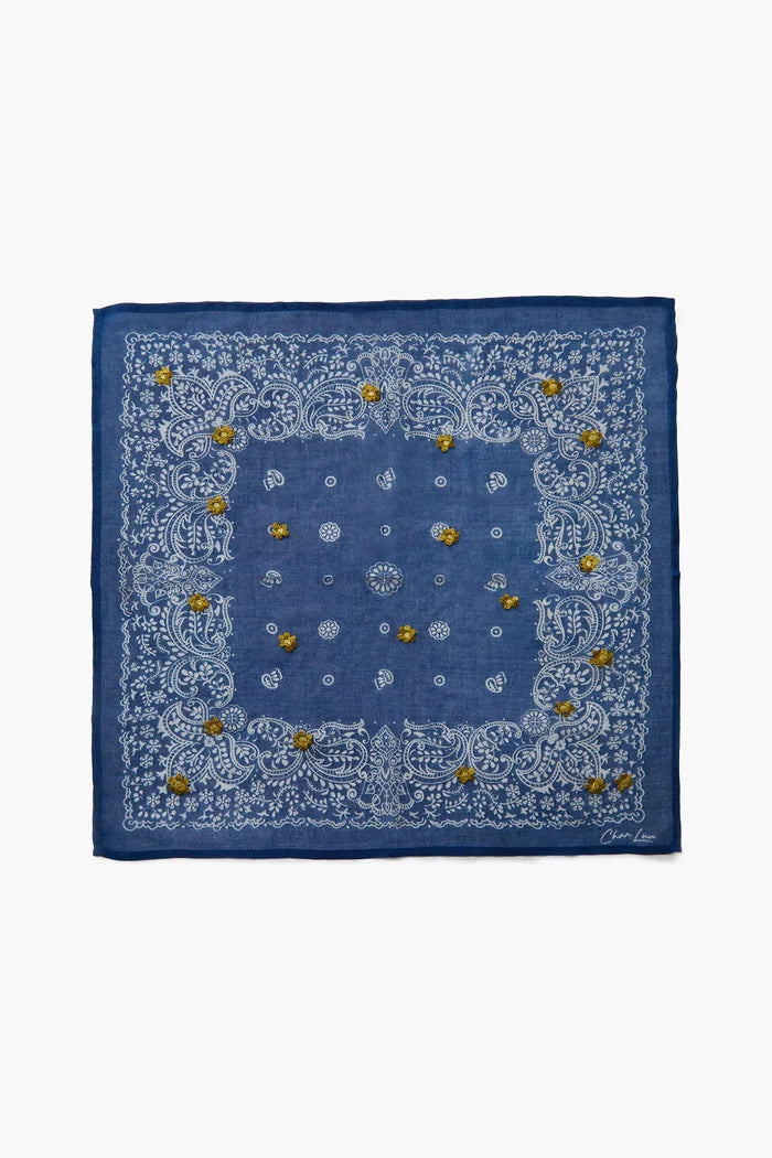 Daisy Embroidered Bandana Accessories Chan Luu
