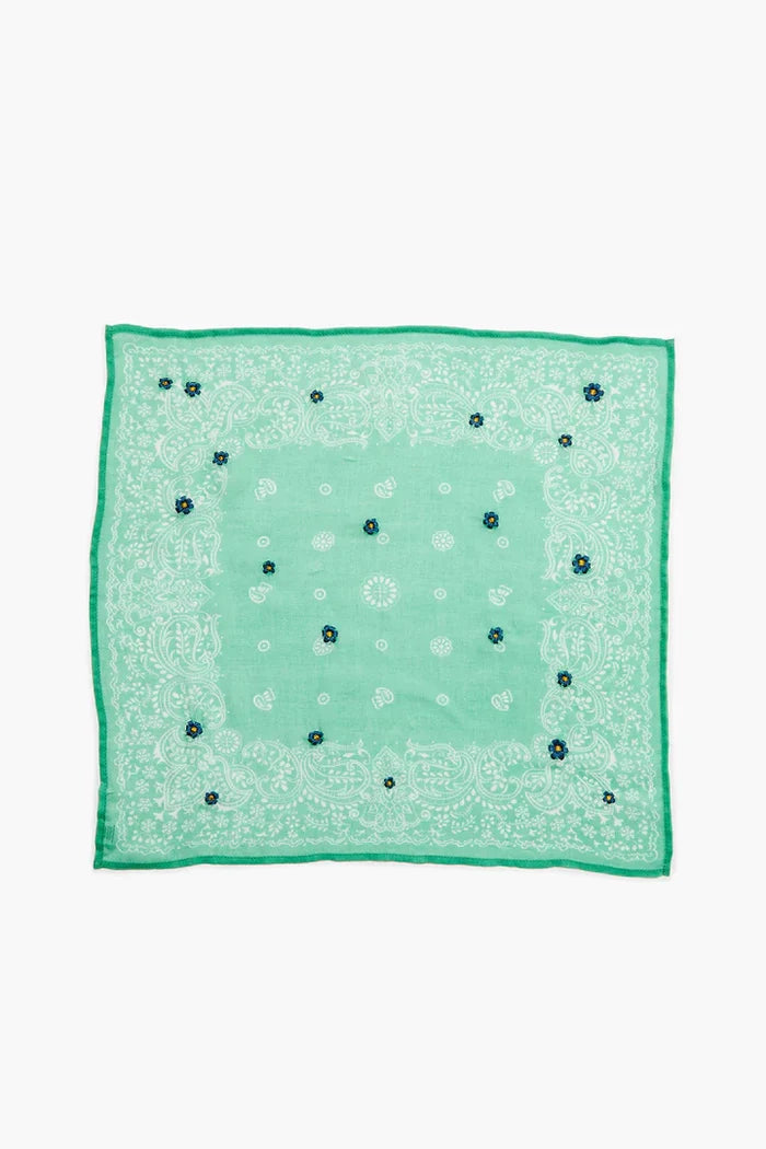 Daisy Embroidered Bandana Accessories Chan Luu
