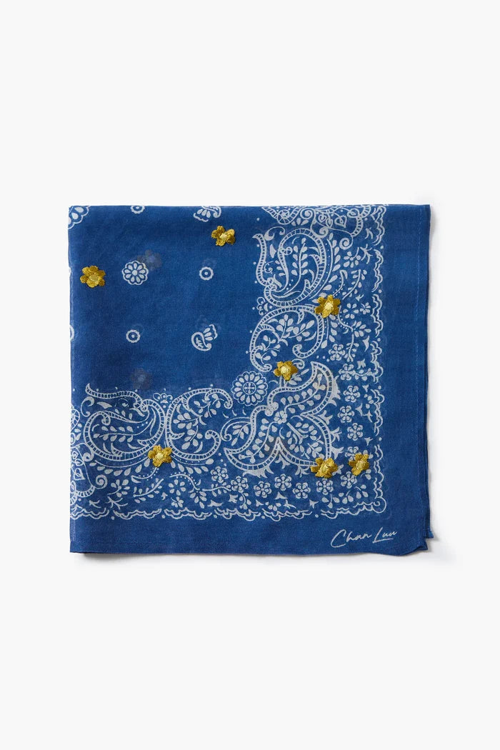 Daisy Embroidered Bandana Accessories Chan Luu