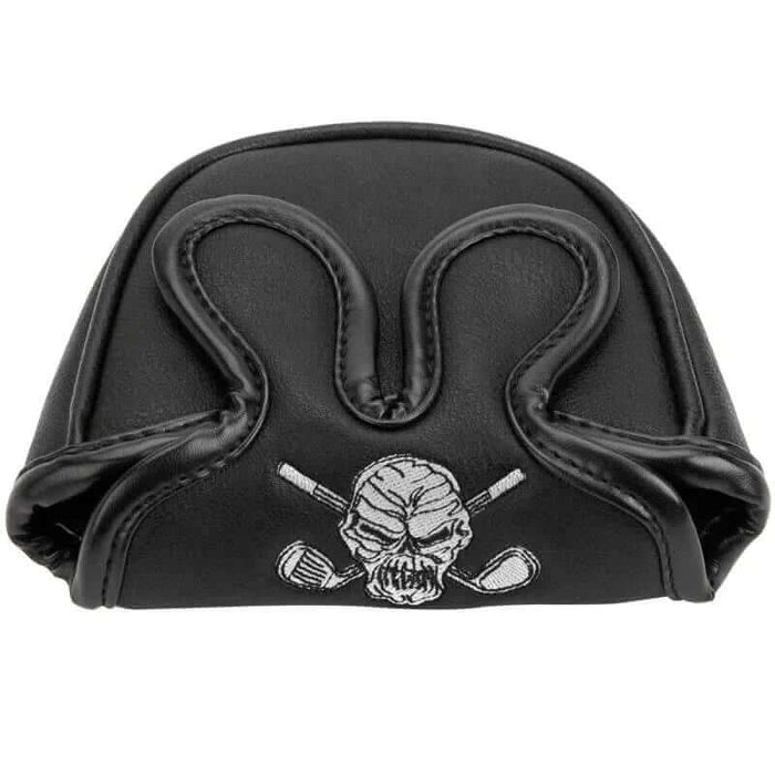 black two ball putter cover