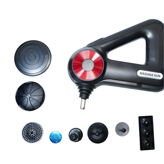 Deep Tissue Massage Gun for Muscle Pain Relief | 12 Massage Heads | Rechargeable Handheld Body Massager 8890