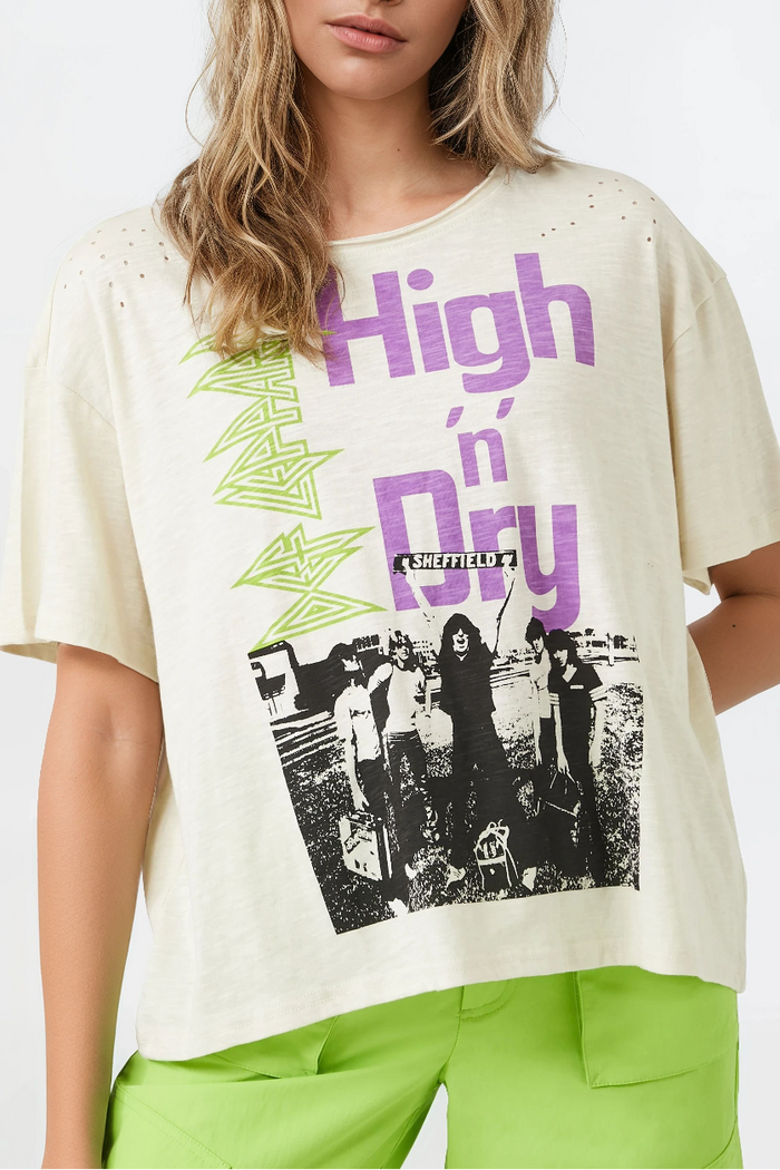 Def Leppard High N Dry Graphic Tee