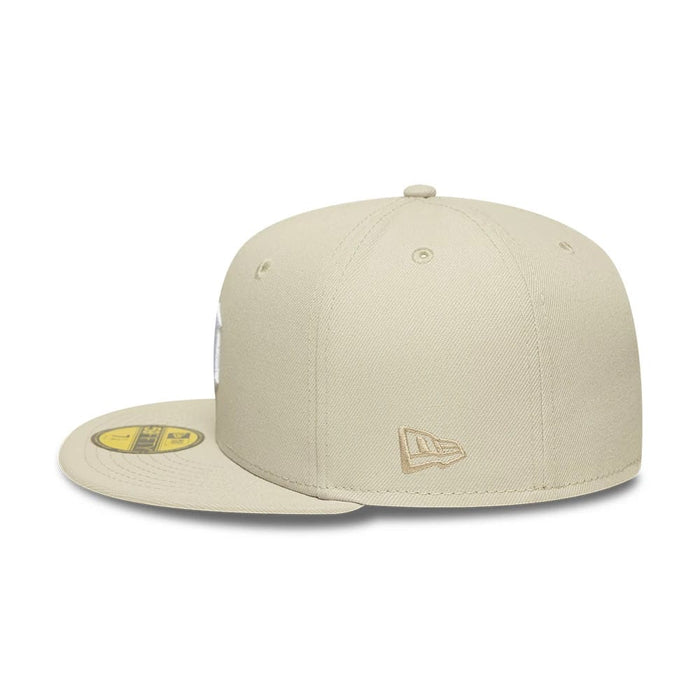 Pictured is this MLB Detroit Tigers 59FIFTY Fitted cap in beige. 6
