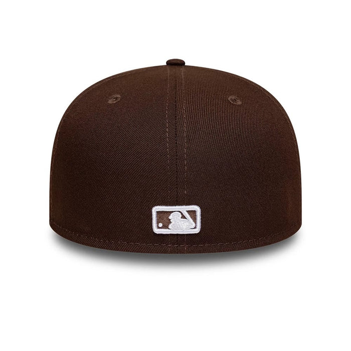 Pictured is this MLB Detroit Tigers 59FIFTY Fitted cap in dark brown. 5