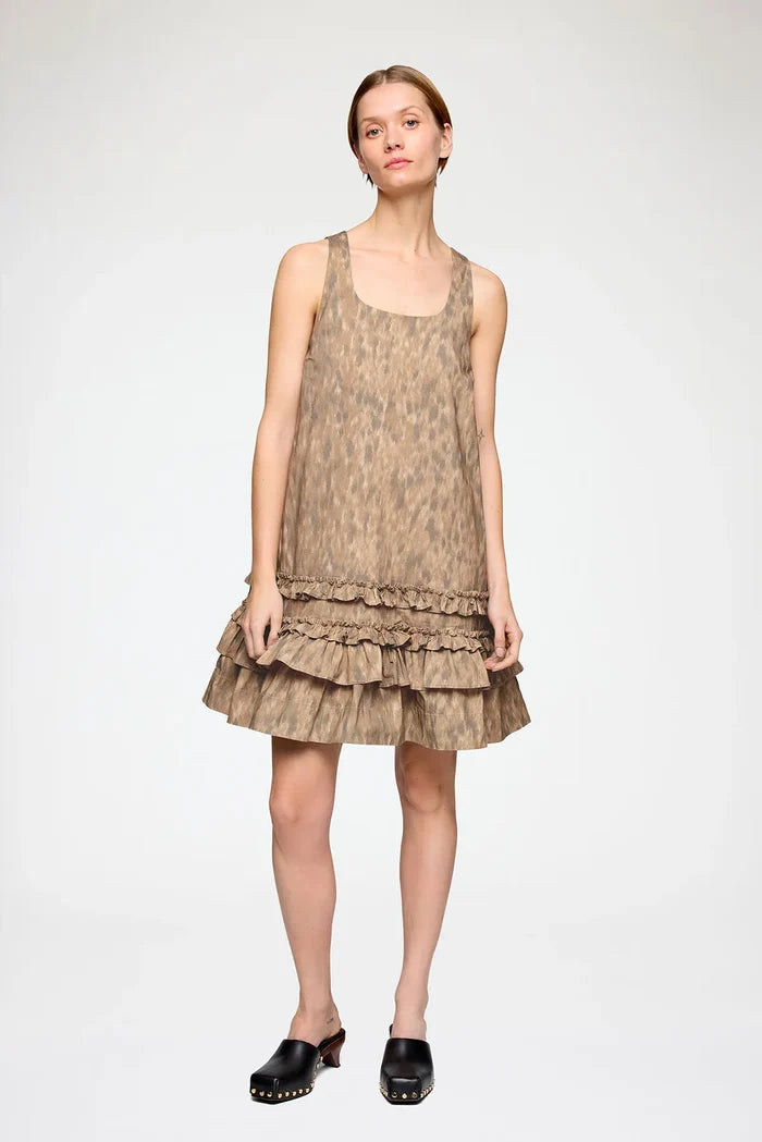 Dress in Printed Cotton Dresses Ganni