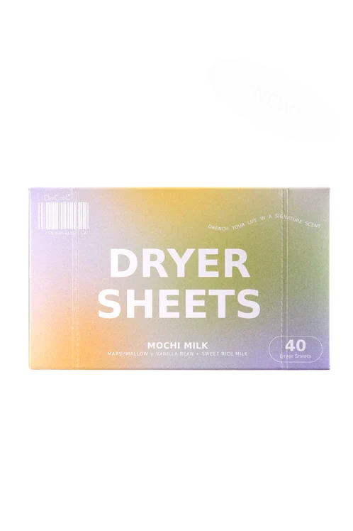 Dryer Sheets Mochi Milk Apothecary DedCool