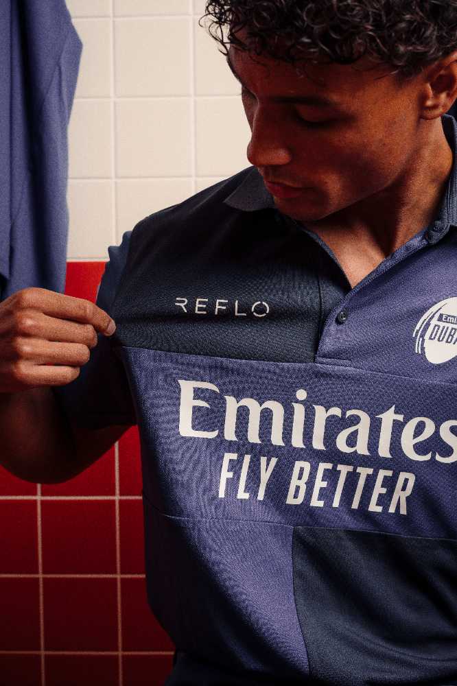 Emirates Dubai 7s 2025 Pique Polo Shirt Reflo