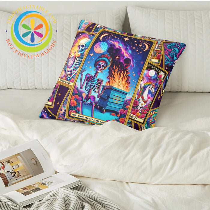 Emotional Dumpster Fire Pillow Cover