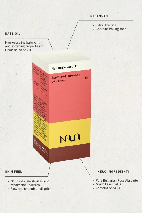 Essence of Rosewood Natural Deodorant Apothecary Nala