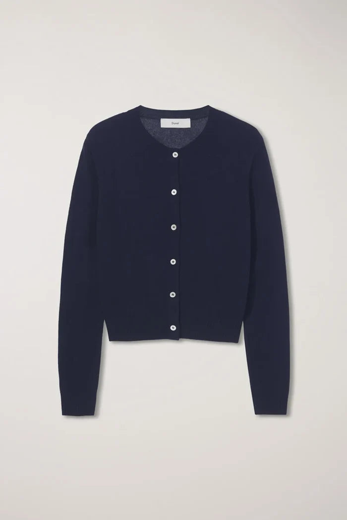 Essential Crewneck Knit Cardigan Sweaters & Knits Dunst