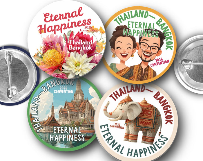 Eternal Happiness Pins - Bangkok Thailand