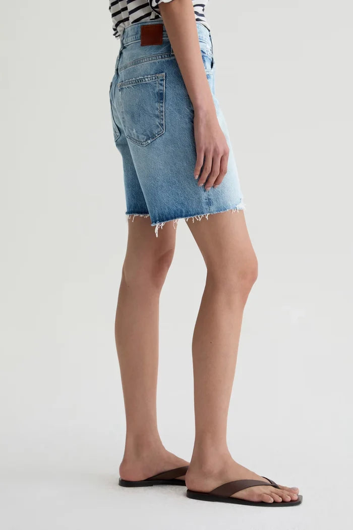 Ex-Boyfriend Short Mid Rise Bermuda Shorts AG Jeans