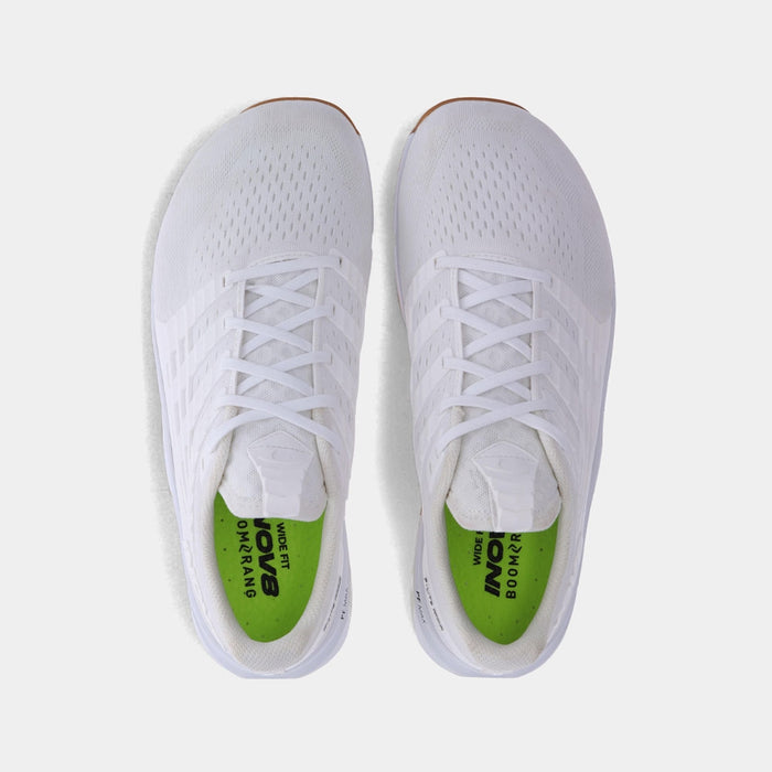 Pair of INOV8 F-Lite Max training shoes, white/gum, top view