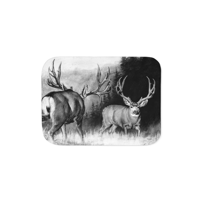 "Face Off" Sherpa Blanket.