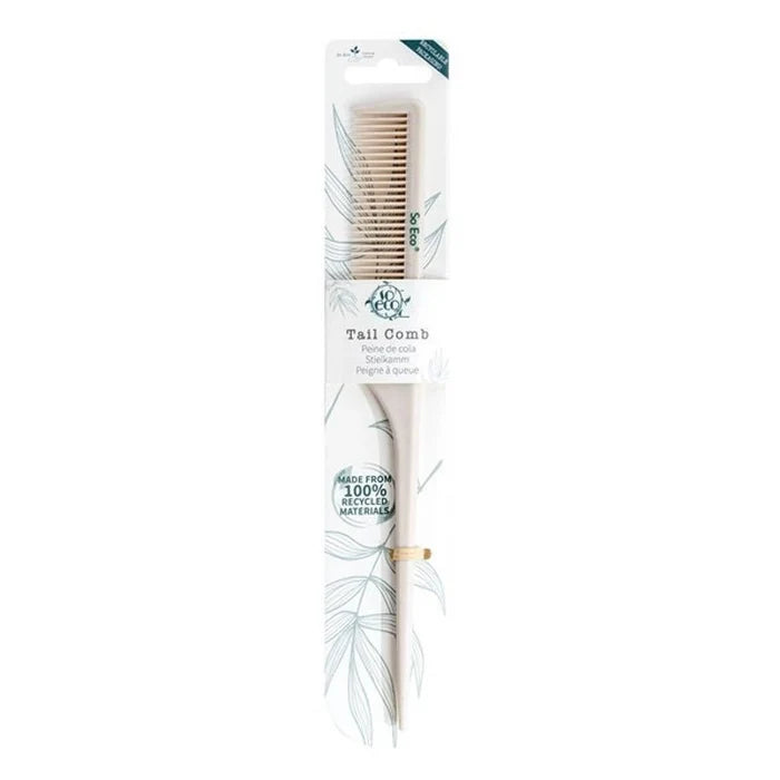 Fine-Tooth Tail Comb with Long Handle - For Parting & Styling