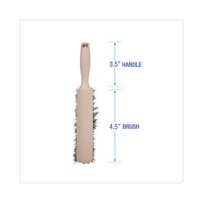 FLAGGED 9" COUNTER BRUSH WITH GRAY BRISTLES