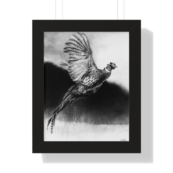 "Flushed" Framed Paper Print.