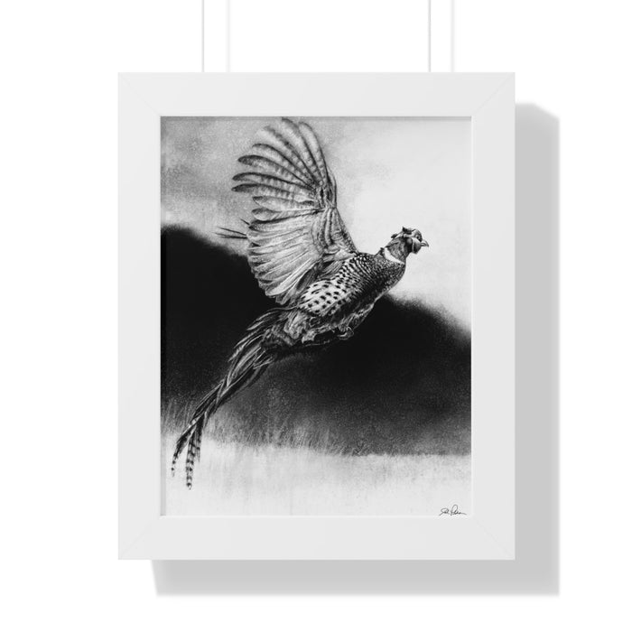 "Flushed" Framed Paper Print.