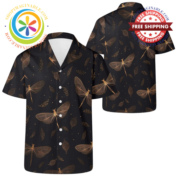 Fly Dragonfly Unisex Hawaiian Casual Shirt 2Xs