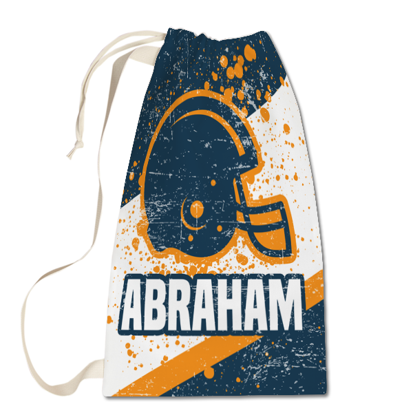 Large / Navy & Orange