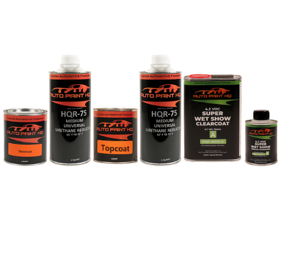 Ford EA Hot Pepper Red Tri-Coat Candy Complete Quart Kit