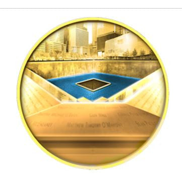 Forever Remembered Sept. 11th 2001 Challenge Coin
