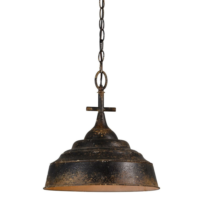 Pendant Forty West Designs 70733 Leon 1 Light Vintage Metal Pendant Forty West Designs