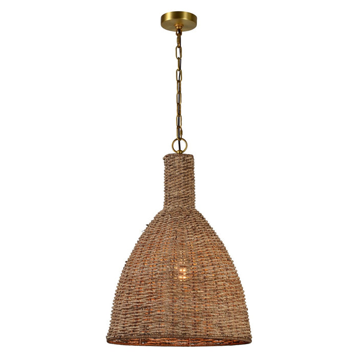Pendant Forty West Designs 72521 Nevis Boho Basket Pendant Light Forty West Designs
