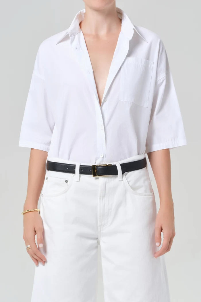 Frances Cropped Cape Button Up Tops Citizens of Humanity