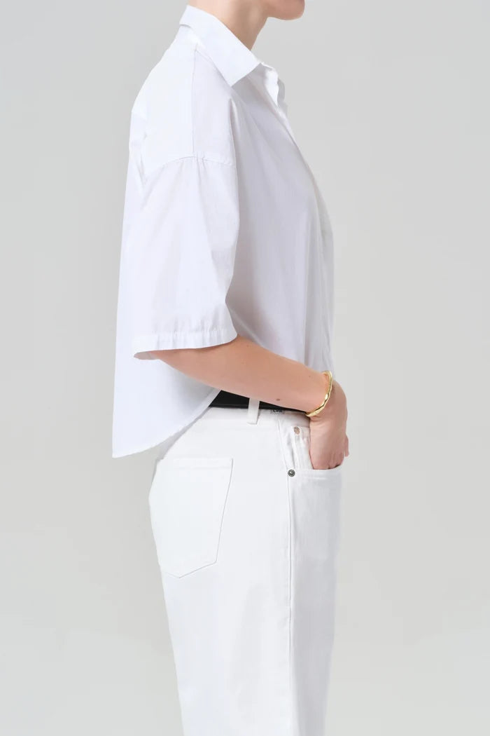 Frances Cropped Cape Button Up Tops Citizens of Humanity
