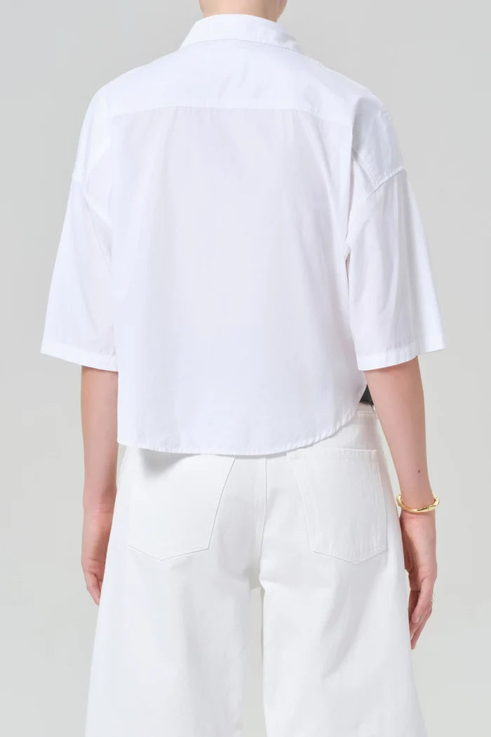 Frances Cropped Cape Button Up Tops Citizens of Humanity