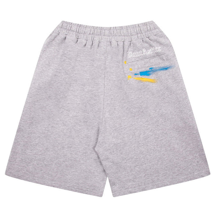 Gallery Dept Graffiti Letter Print Shorts
