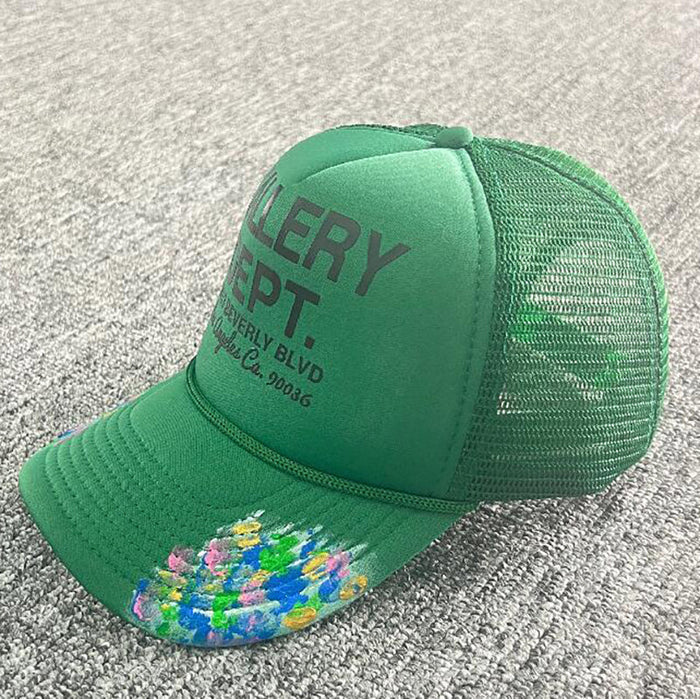 Green Paint-Splattered