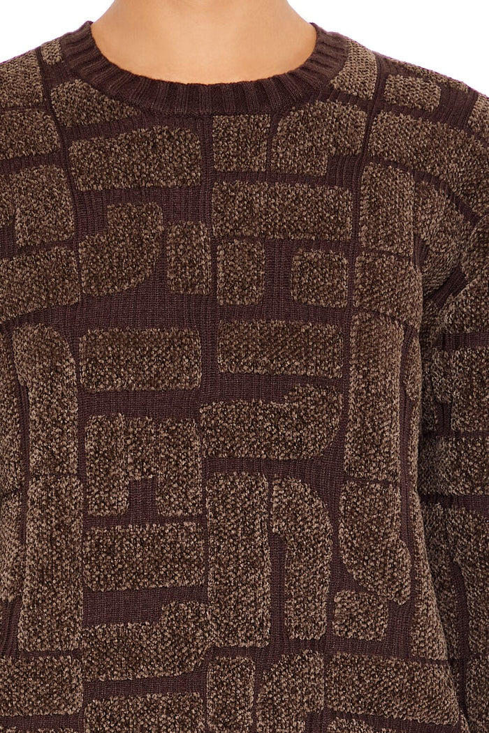 Geo Crew Sweater